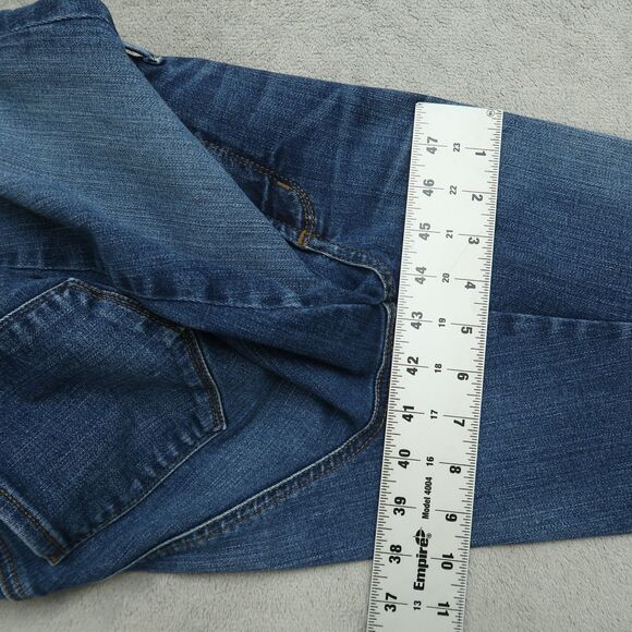 Not Your Daughters Jeans NYDJ Womens Size 6P Mid-Rise Wide Cuff Capri 21" Inseam - Picture 7 of 16
